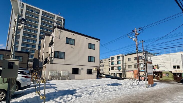 地下鉄「美園」駅近くに5階建てマンション建設