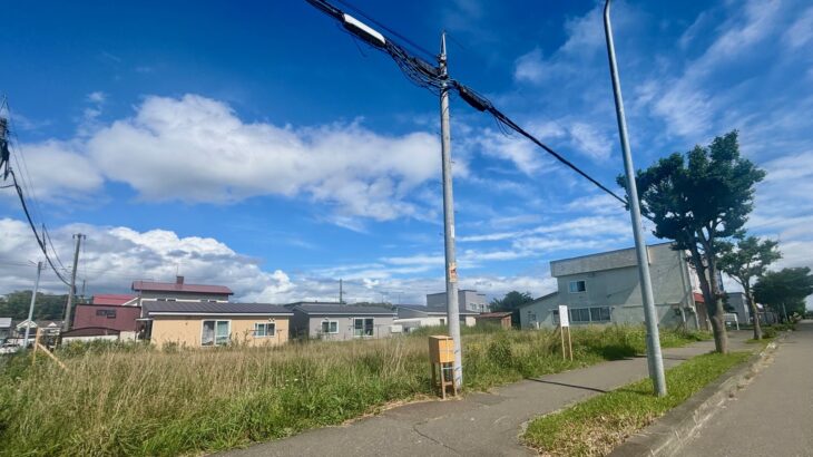 千歳市富丘2丁目に2階建てアパート建設